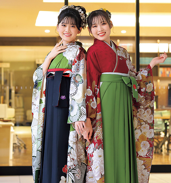 卒業式は華やか袴スタイル☆