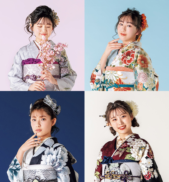 振袖に息づく日本の伝統色