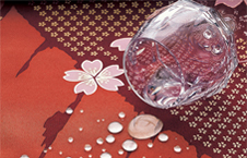 着物の撥水加工